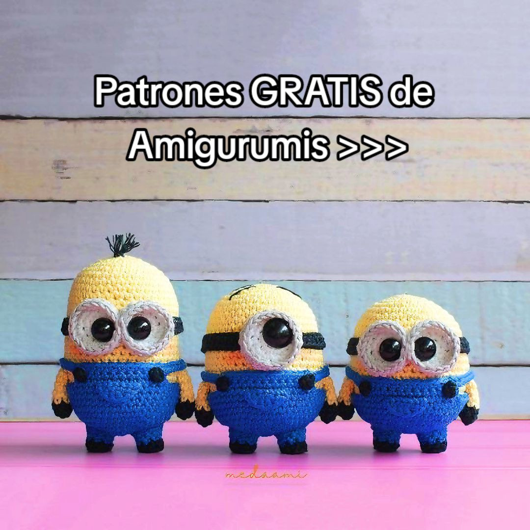 Patrones Gratis de Amigurumis: Minions, Baby Yoda, Cerdito, Osito y Pato