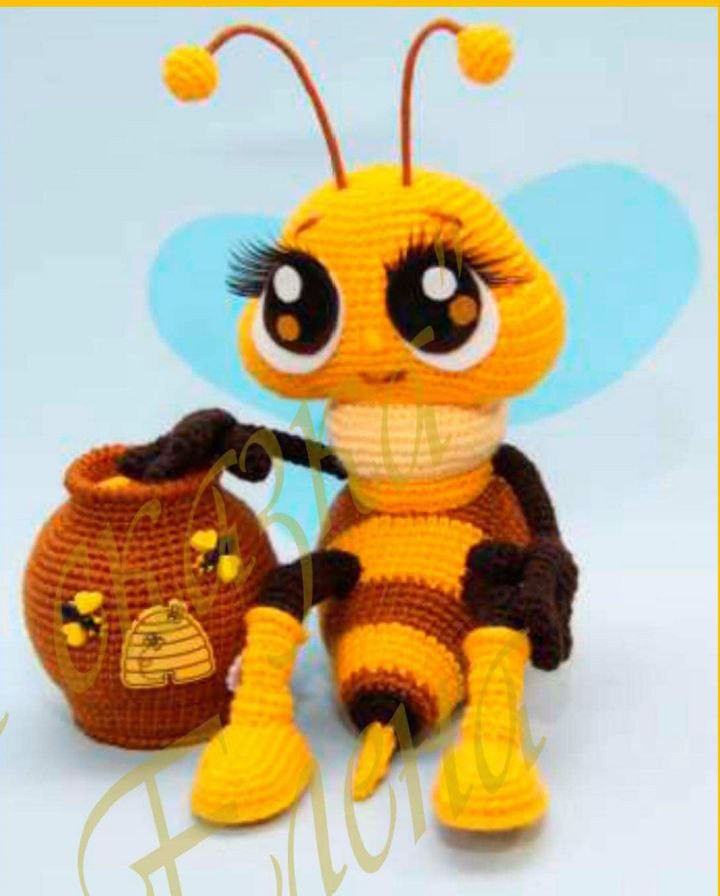 Пчёлка - Авторская разработка описания Елены Беловой. Инструкция по вязанию крючком