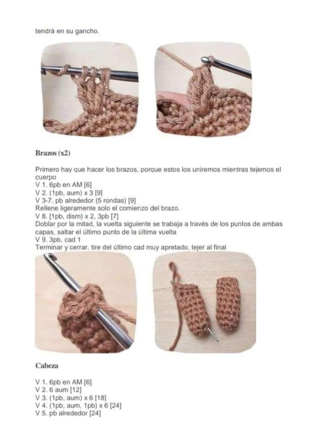 PDF Amigurumi Oso y Bolsa de Miel Patrón Gratis