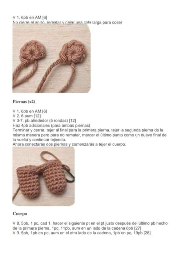 PDF Amigurumi Oso y Bolsa de Miel Patrón Gratis