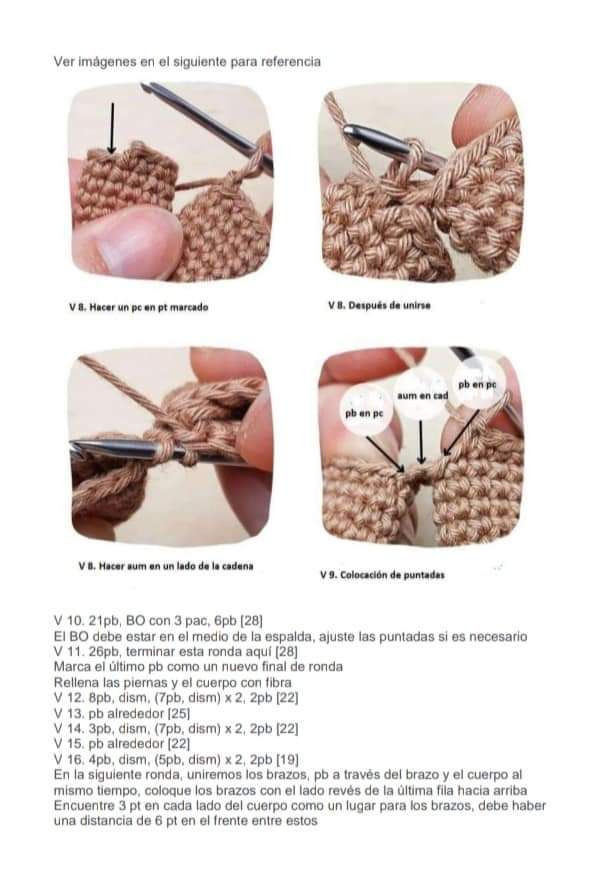 PDF Amigurumi Oso y Bolsa de Miel Patrón Gratis