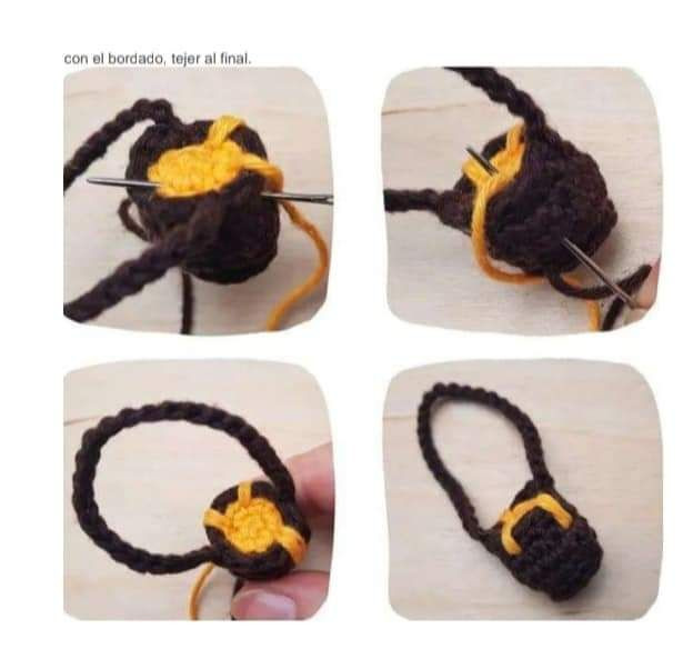 PDF Amigurumi Oso y Bolsa de Miel Patrón Gratis