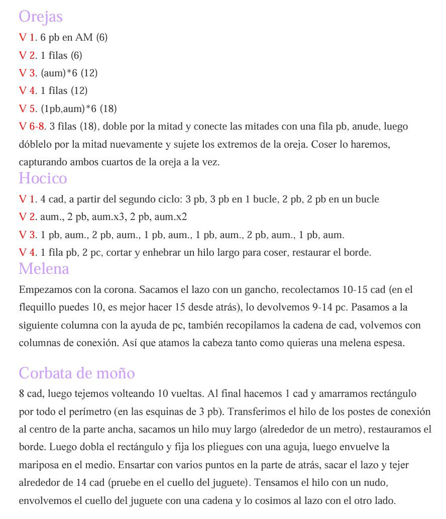 PDF Sonajero de Caballo Amigurumi Patrón Gratis