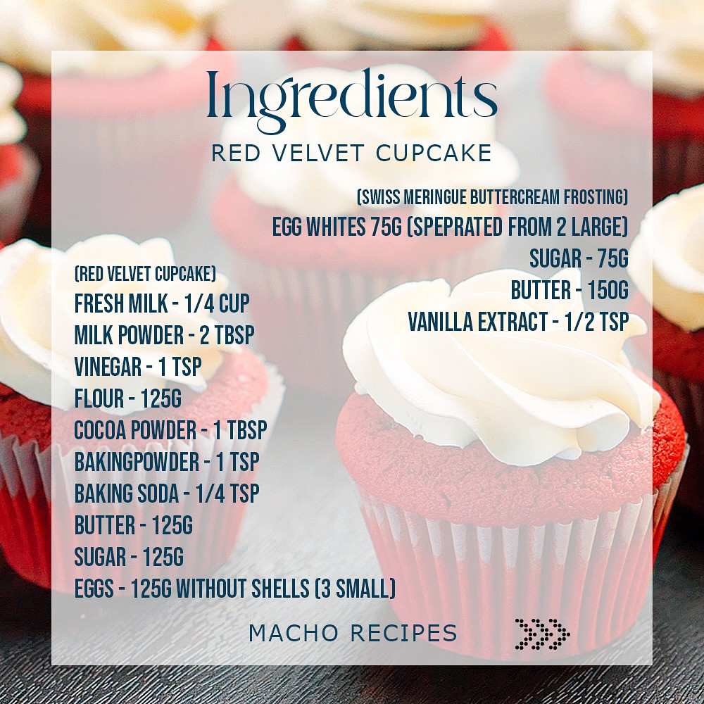 Perfect Red Velvet Cupcake Recipe with Silky Swiss Meringue Buttercream Frosting