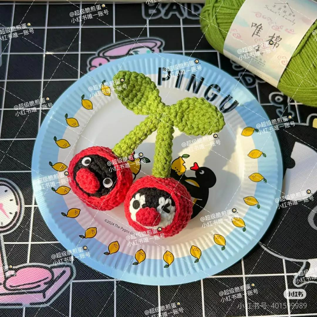 Pingu Cherry Amigurumi Crochet Pattern Tutorial
