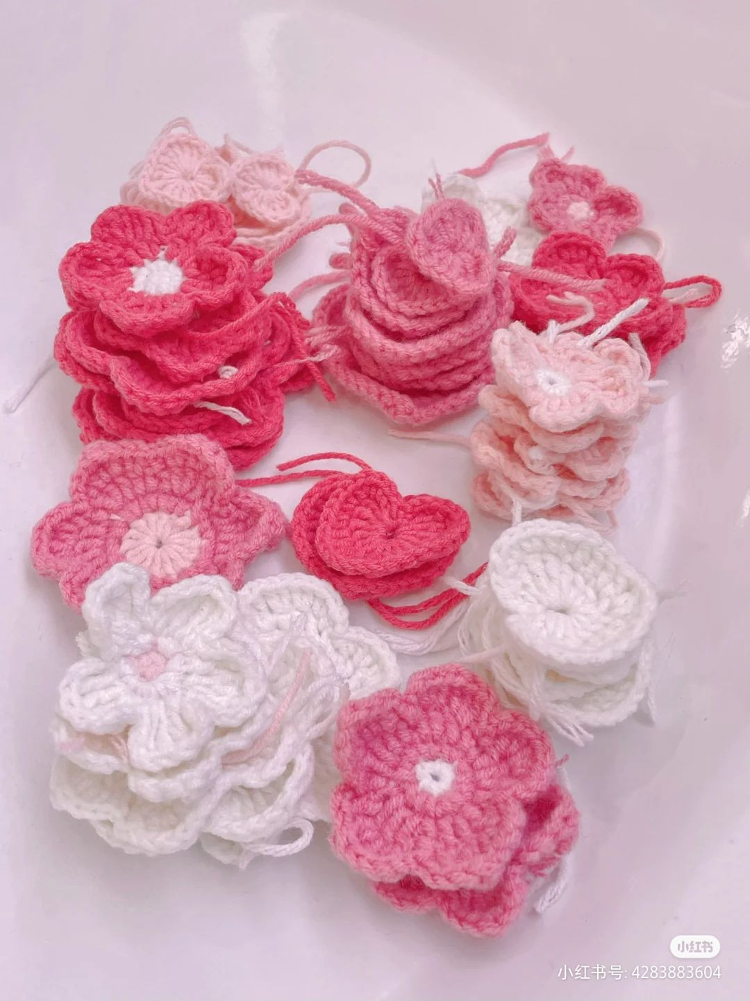 Pink Floral Crochet Halter Top Pattern Chart