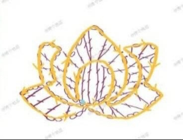 Pink Lotus Flower Crochet Scarf Tutorial Chart