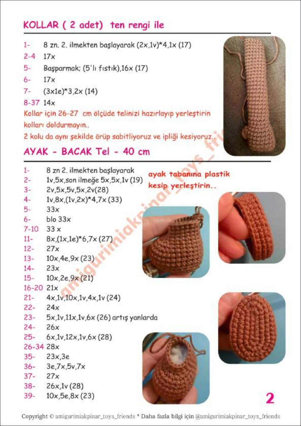 Pitircik Kiz Amigurumi Doll Crochet Pattern Tutorial