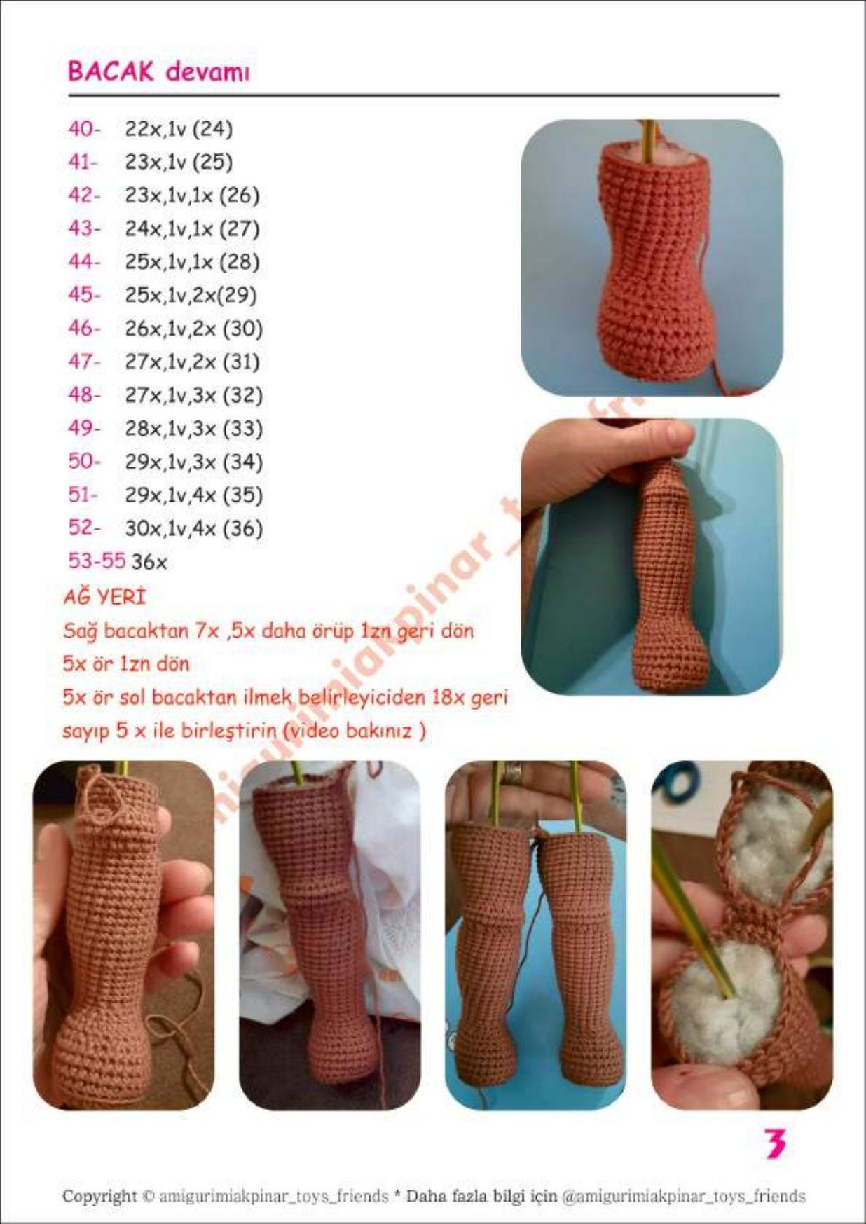 Pitircik Kiz Amigurumi Doll Crochet Pattern Tutorial