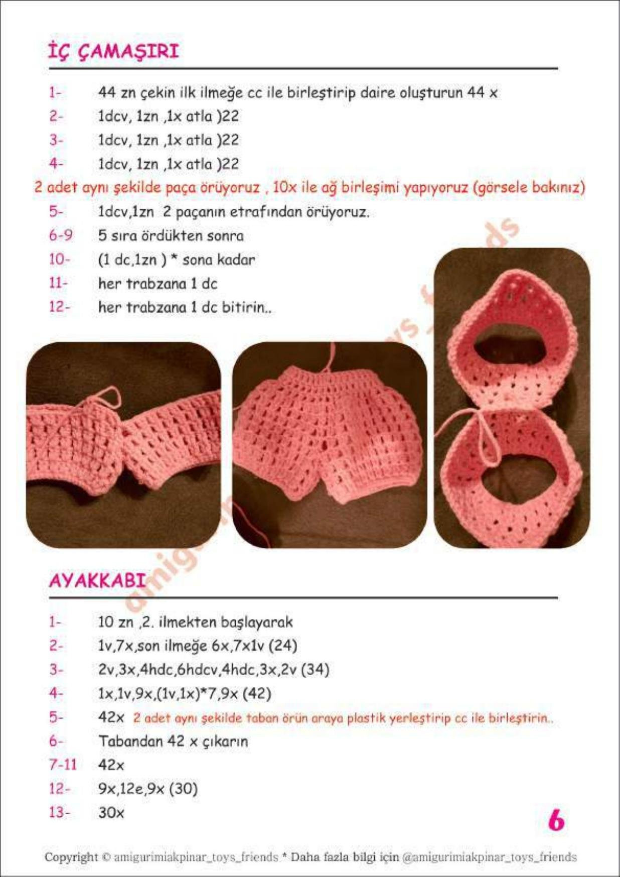 Pitircik Kiz Amigurumi Doll Crochet Pattern Tutorial