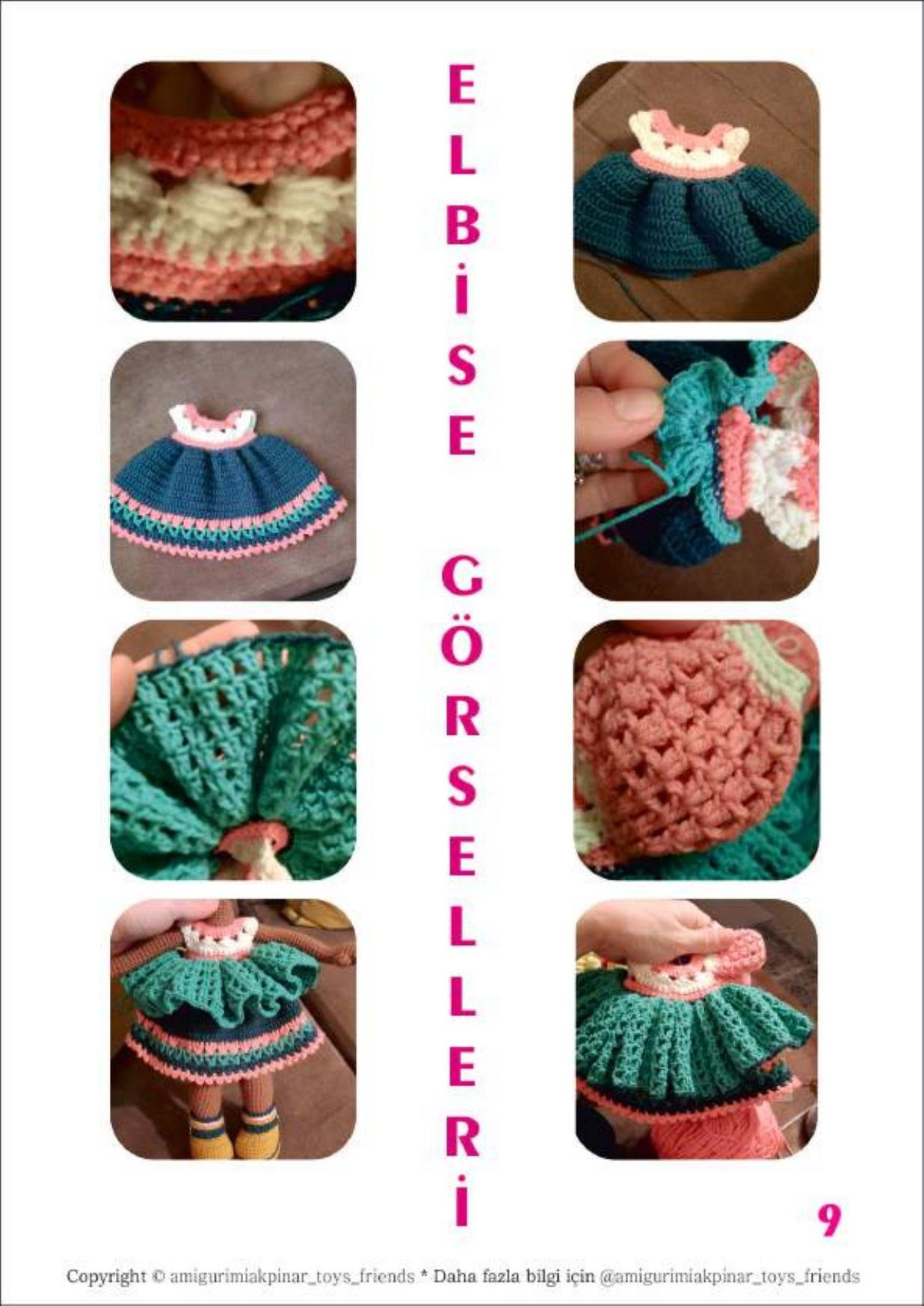 Pitircik Kiz Amigurumi Doll Crochet Pattern Tutorial