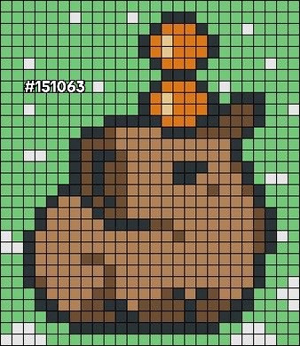 Pixel Art Crochet Patterns: Heart Paw, Bird, Moth, Squirrel & Tiger