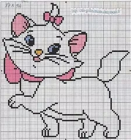 Pixel Chart Patterns for Cross Stitch: Cute Cats, Baby Monkey and Amigurumi
