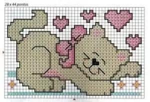 Pixel Chart Patterns for Cross Stitch: Cute Cats, Baby Monkey and Amigurumi