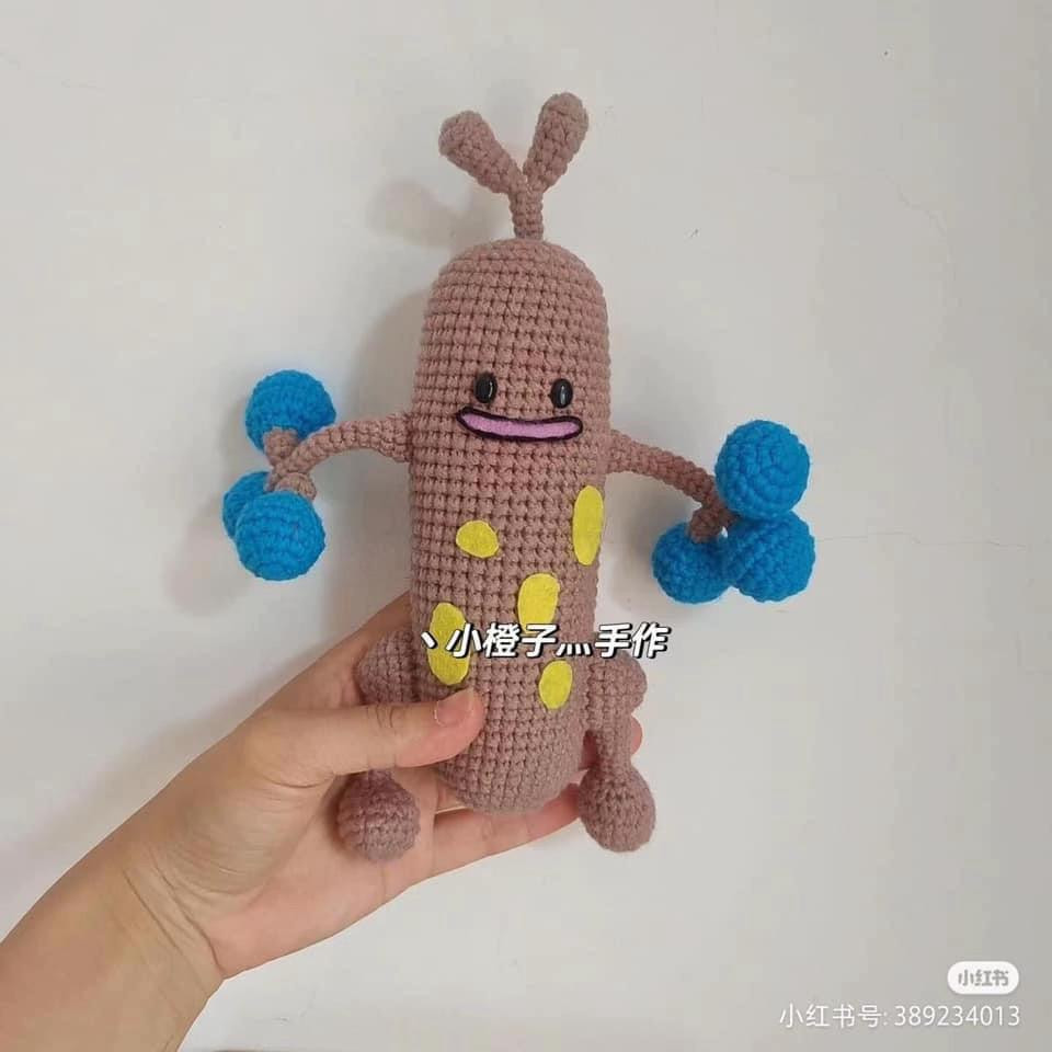 Pokemon Sudowoodo Amigurumi Crochet Pattern