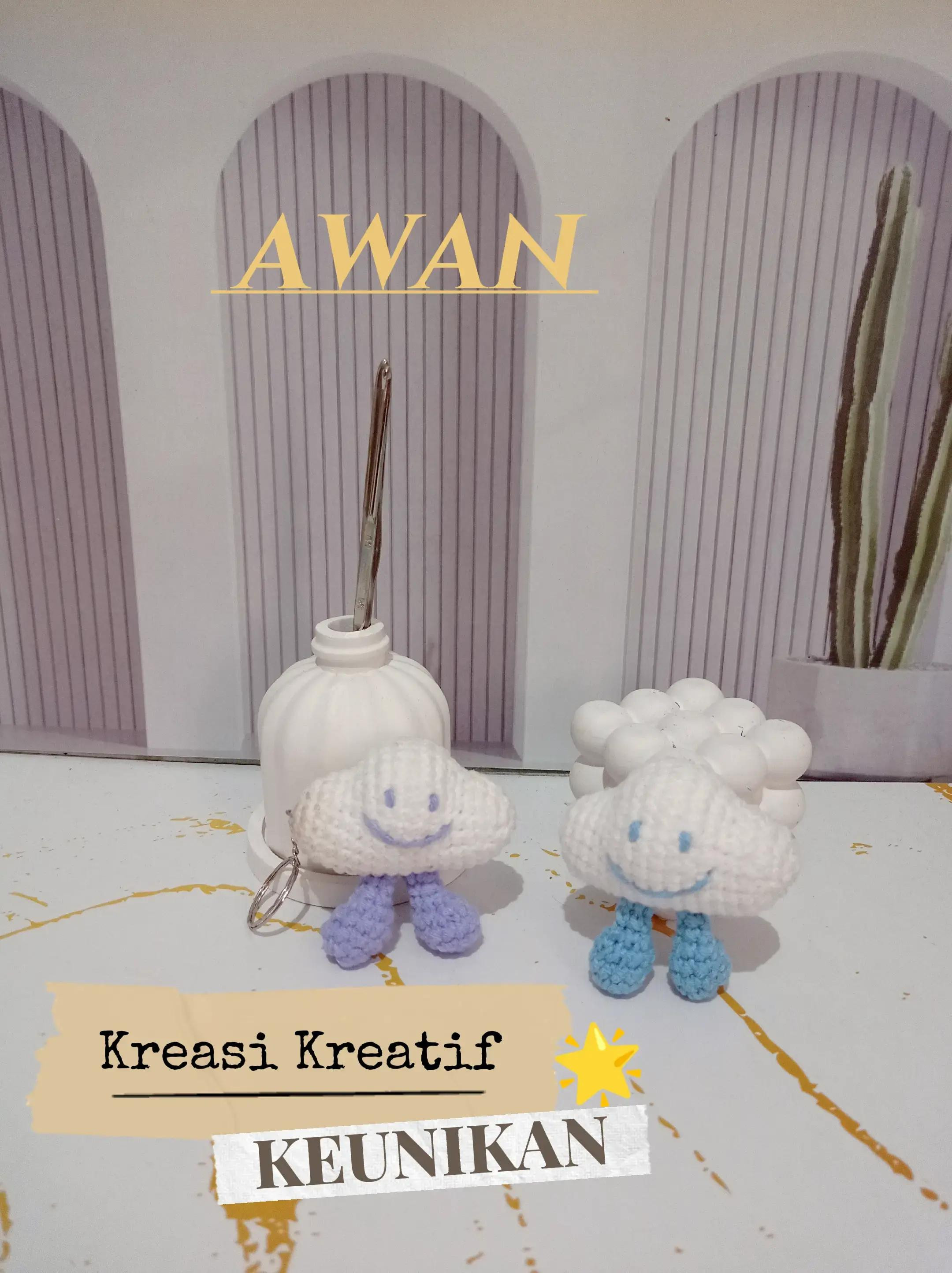 Pola Móc Len Búp Bê Awan Dáng Ngây Thơ Dễ Làm