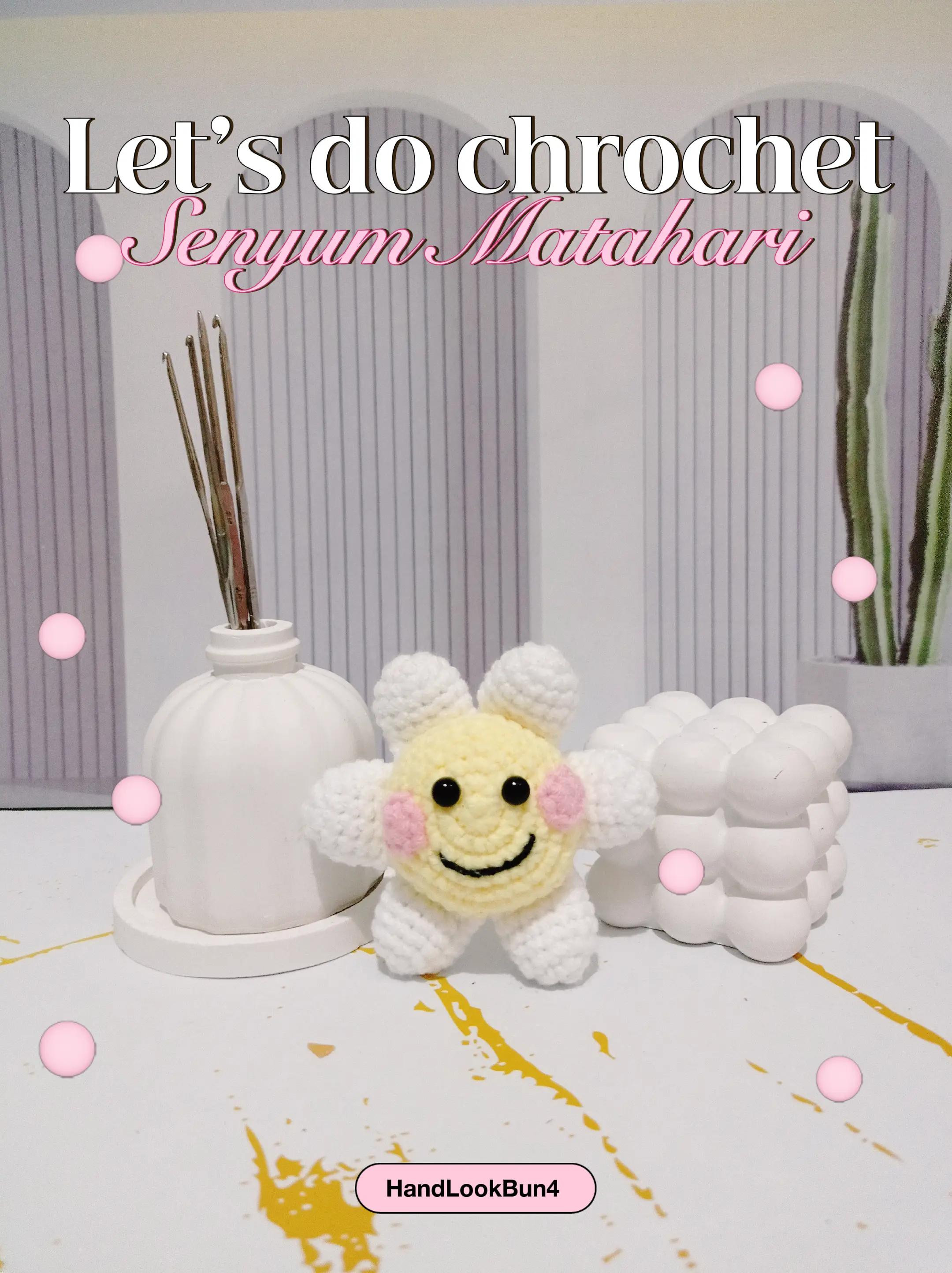 Pola Móc Len Búp bê Hoa Mặt Trời Senyum Matahari