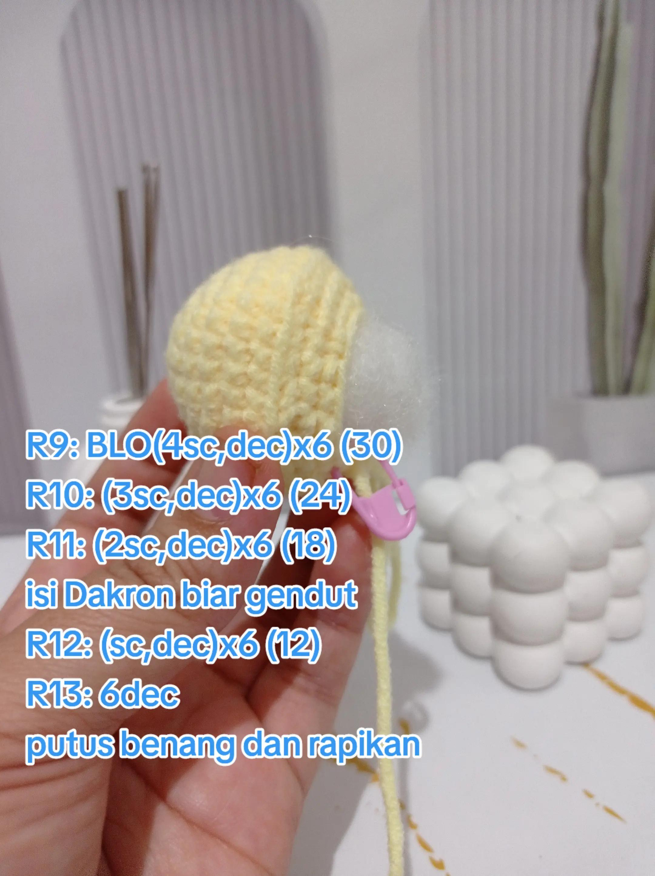 Pola Móc Len Búp bê Mặt Trời Senyum Matahari Ngọt Ngào