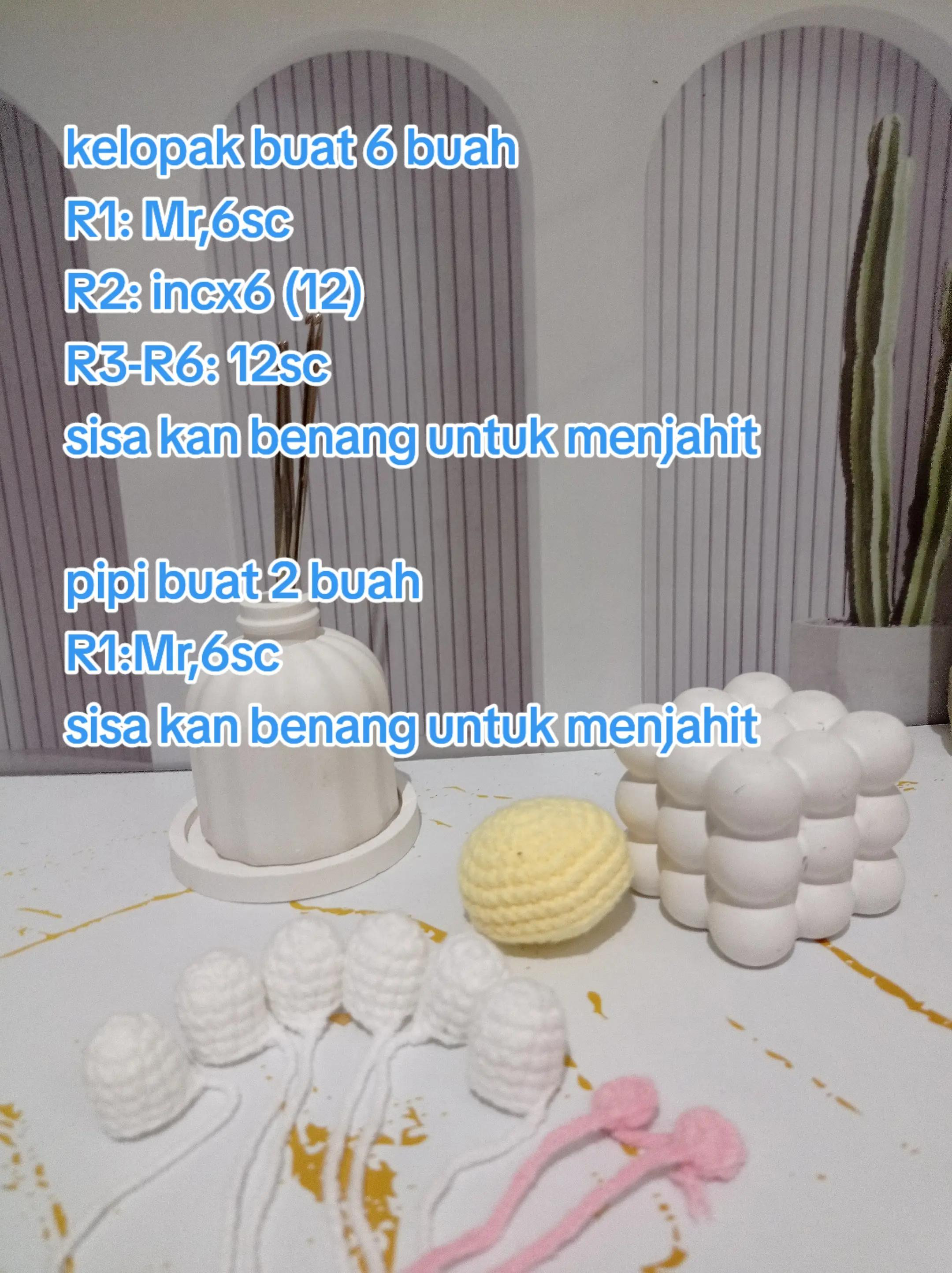 Pola Móc Len Búp bê Mặt Trời Senyum Matahari Ngọt Ngào