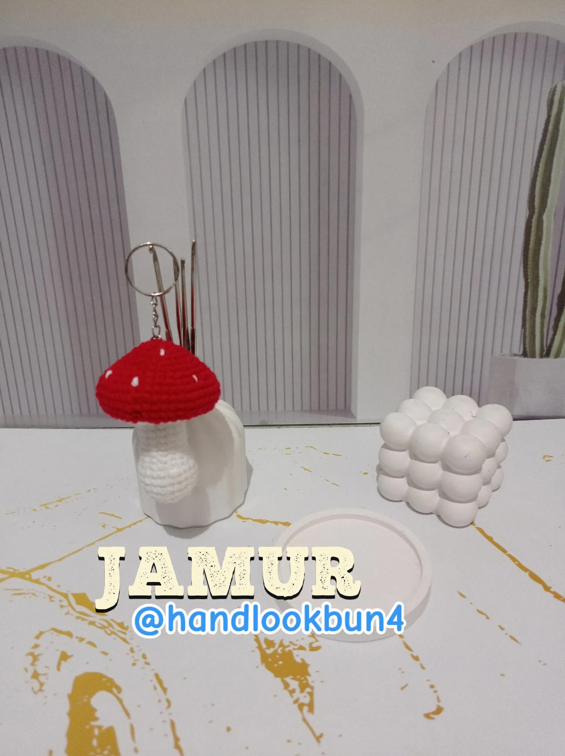 Pola Móc Len Nấm Đỏ Trắng Dễ Dàng Cho Người Mới Bắt Đầu