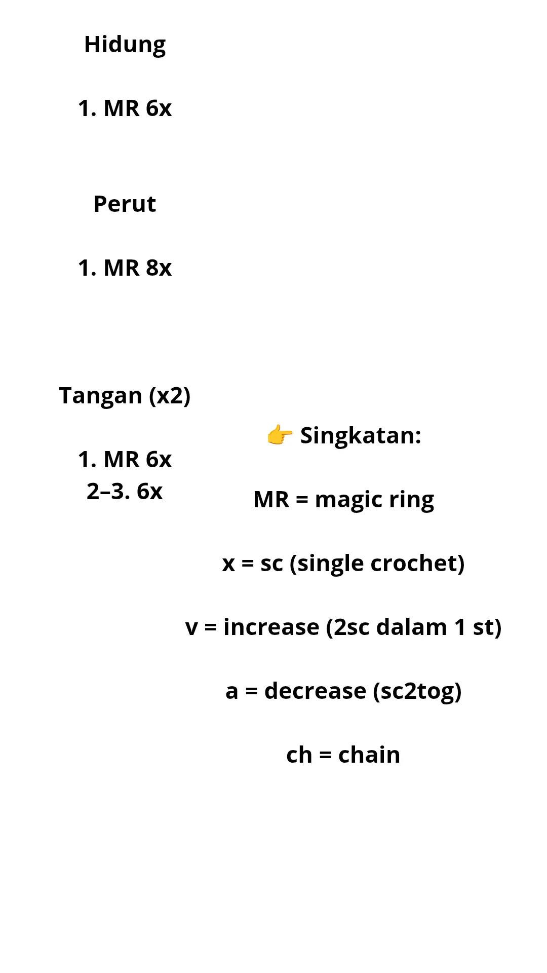 Pola Rajut Gấu Móc Len Amigurumi Dễ Thương