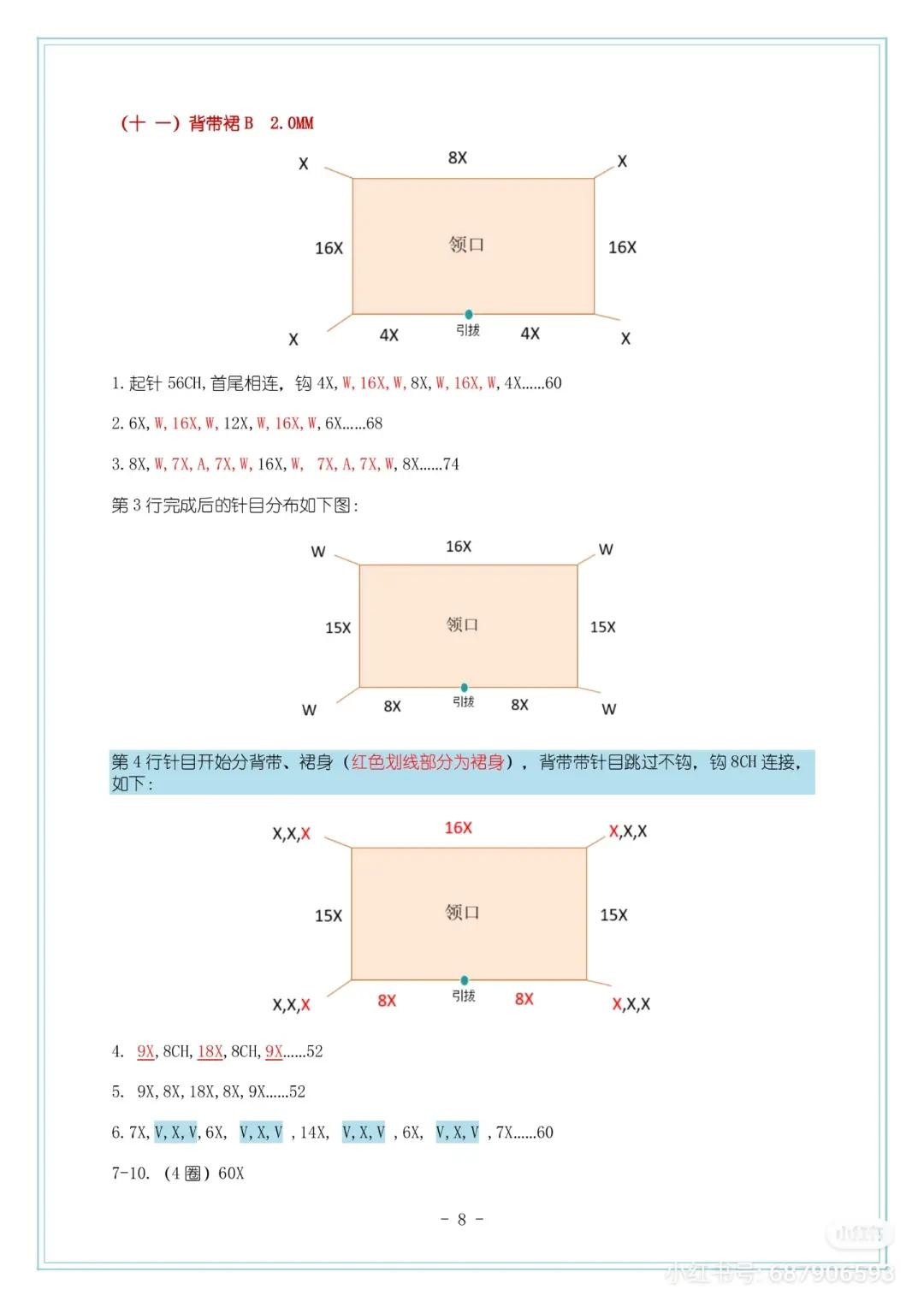 Popcorn Flower Sister Animal Party Crochet Doll Pattern Chart