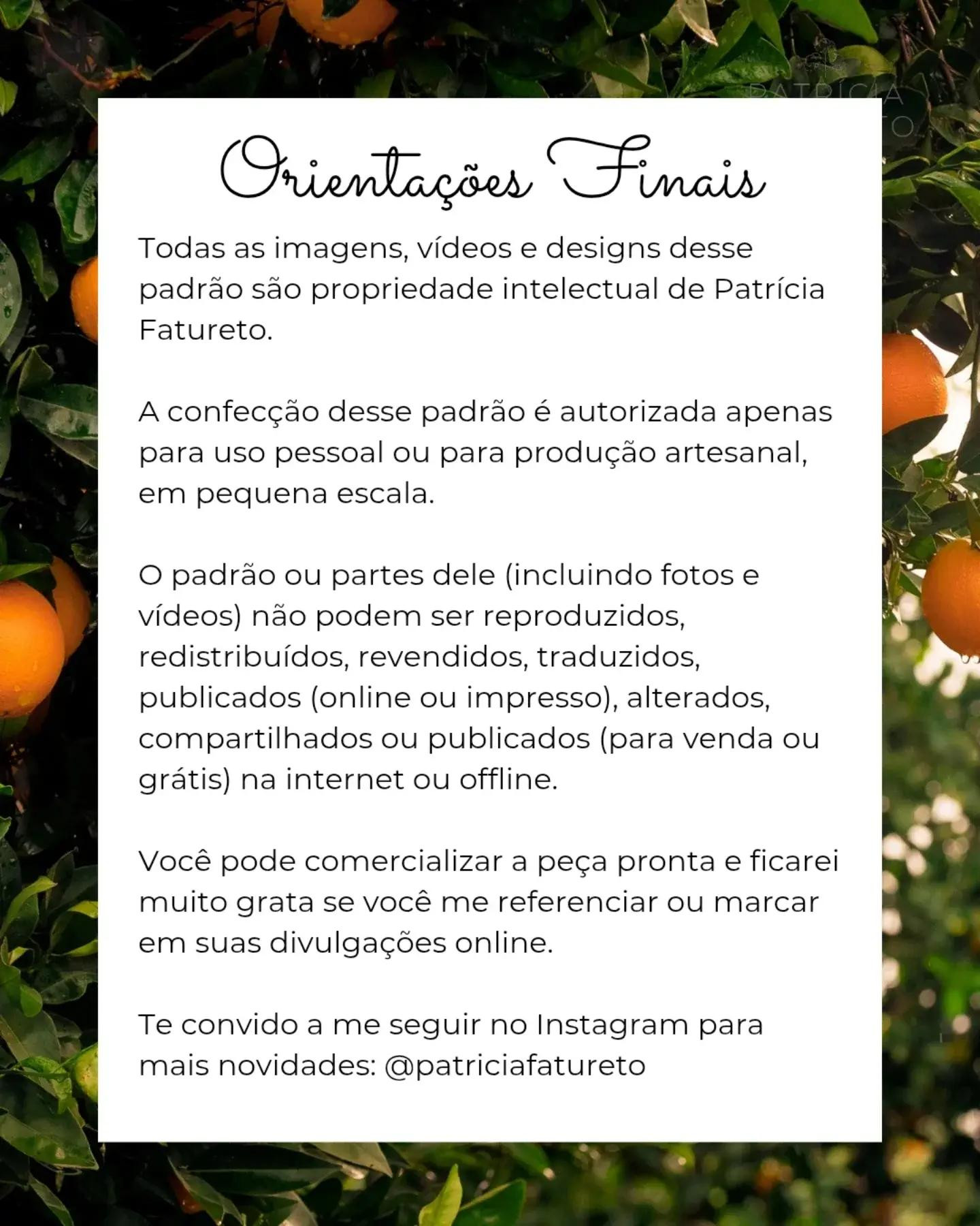 Porta Chaves Laranjinha - Receita Gratuita de Crochê