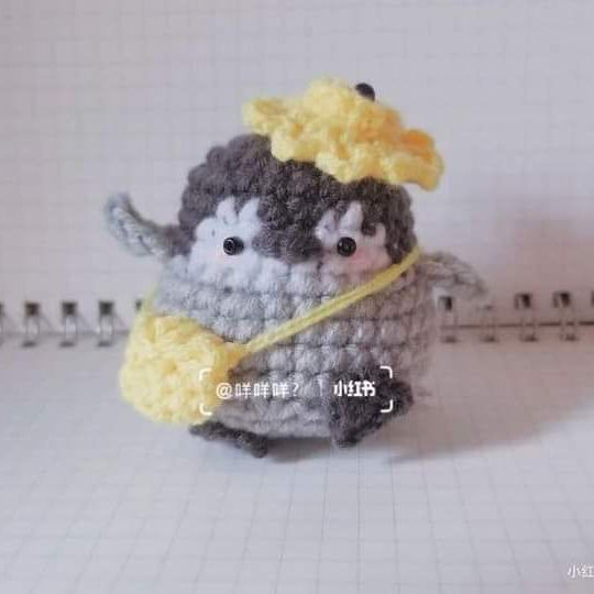 Positive Energy Penguin with Bag Crochet Pattern