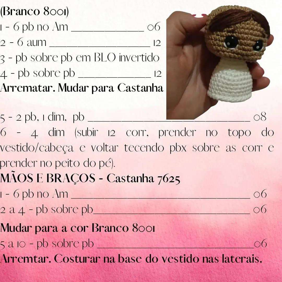 Projeto Bambolinas de Natal: Receita Amigurumi Gratidão