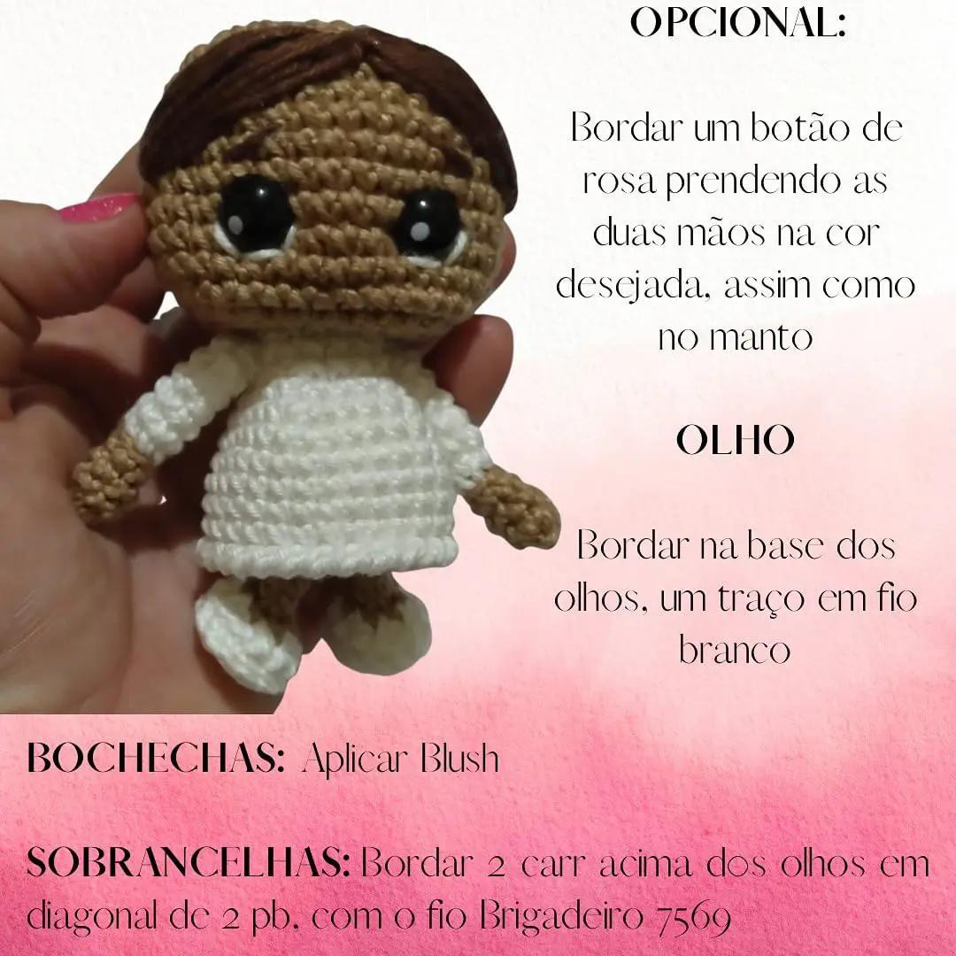 Projeto Bambolinas de Natal: Receita Amigurumi Gratidão