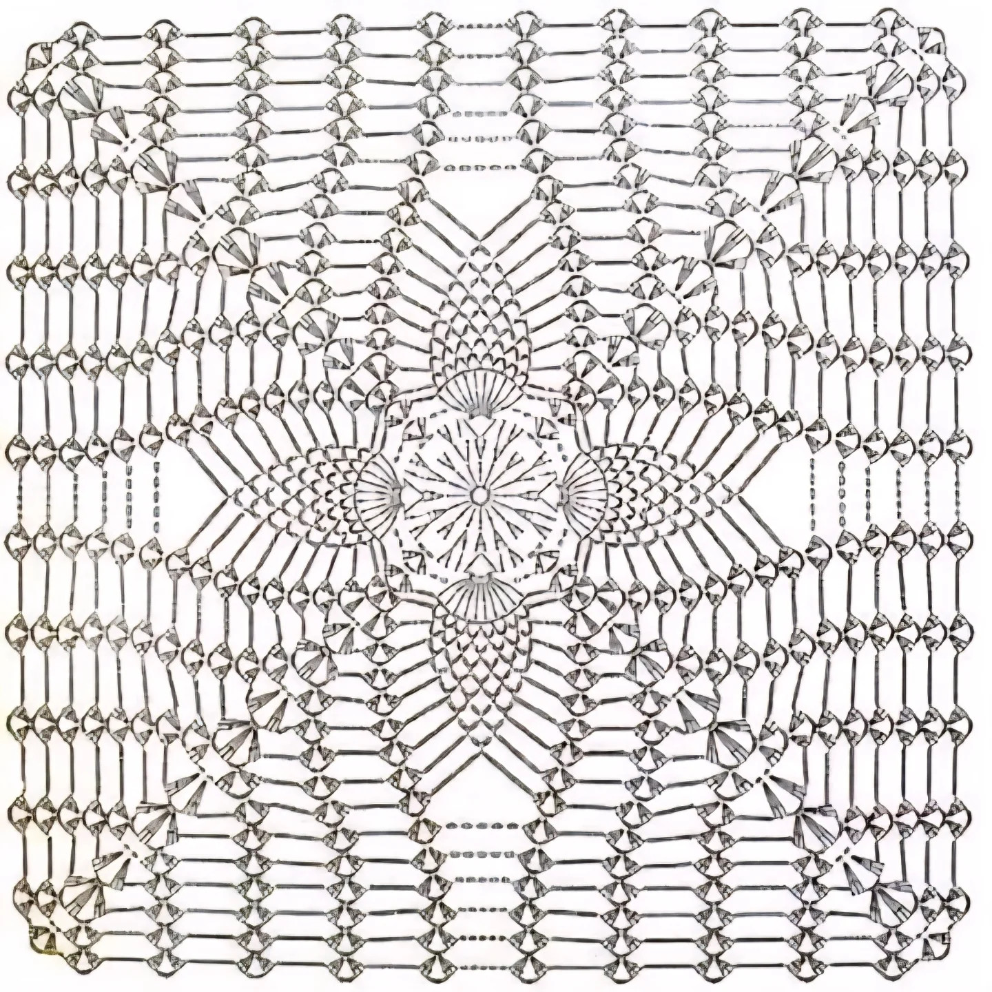 Propuesta finde: Top crochet granny con chart plano