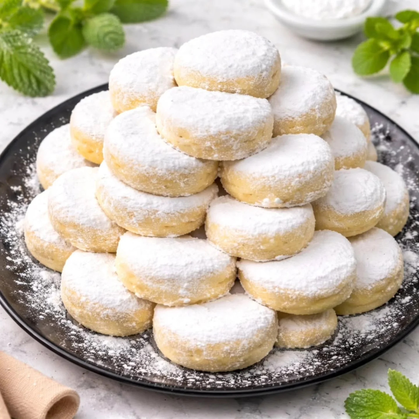 Putri Salju Cookies Recipe: Soft Crescent Shaped Biscuits with Powdered Sugar Topping