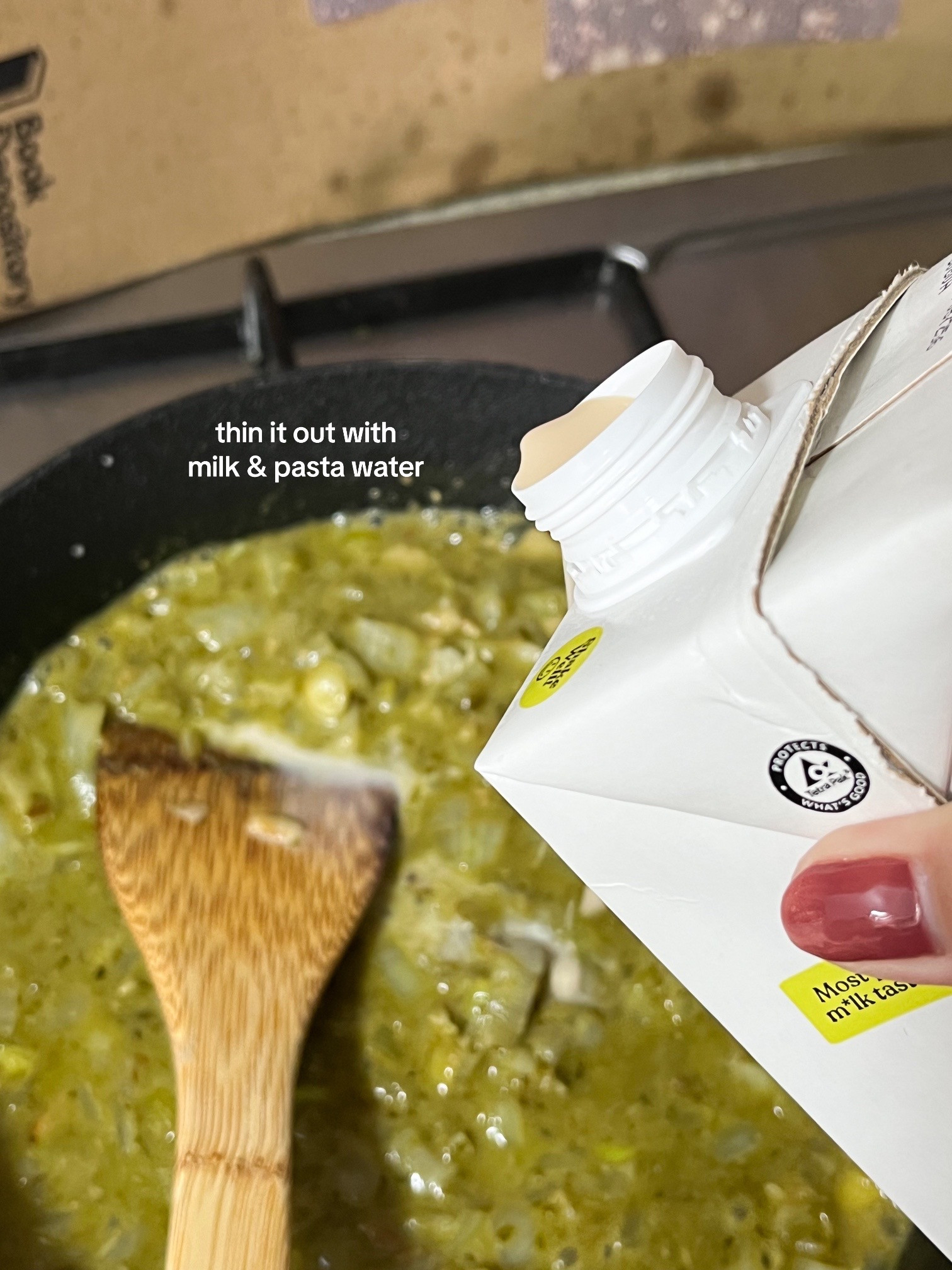 Quick and Easy Pesto Pasta Recipe with Garlic, Onions, and Cherry Tomatoes