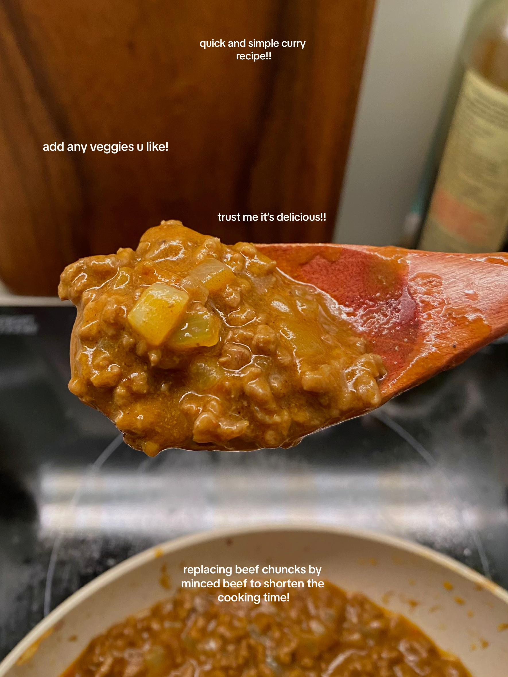 Quick and Simple Japanese Minced Beef Curry with Rice