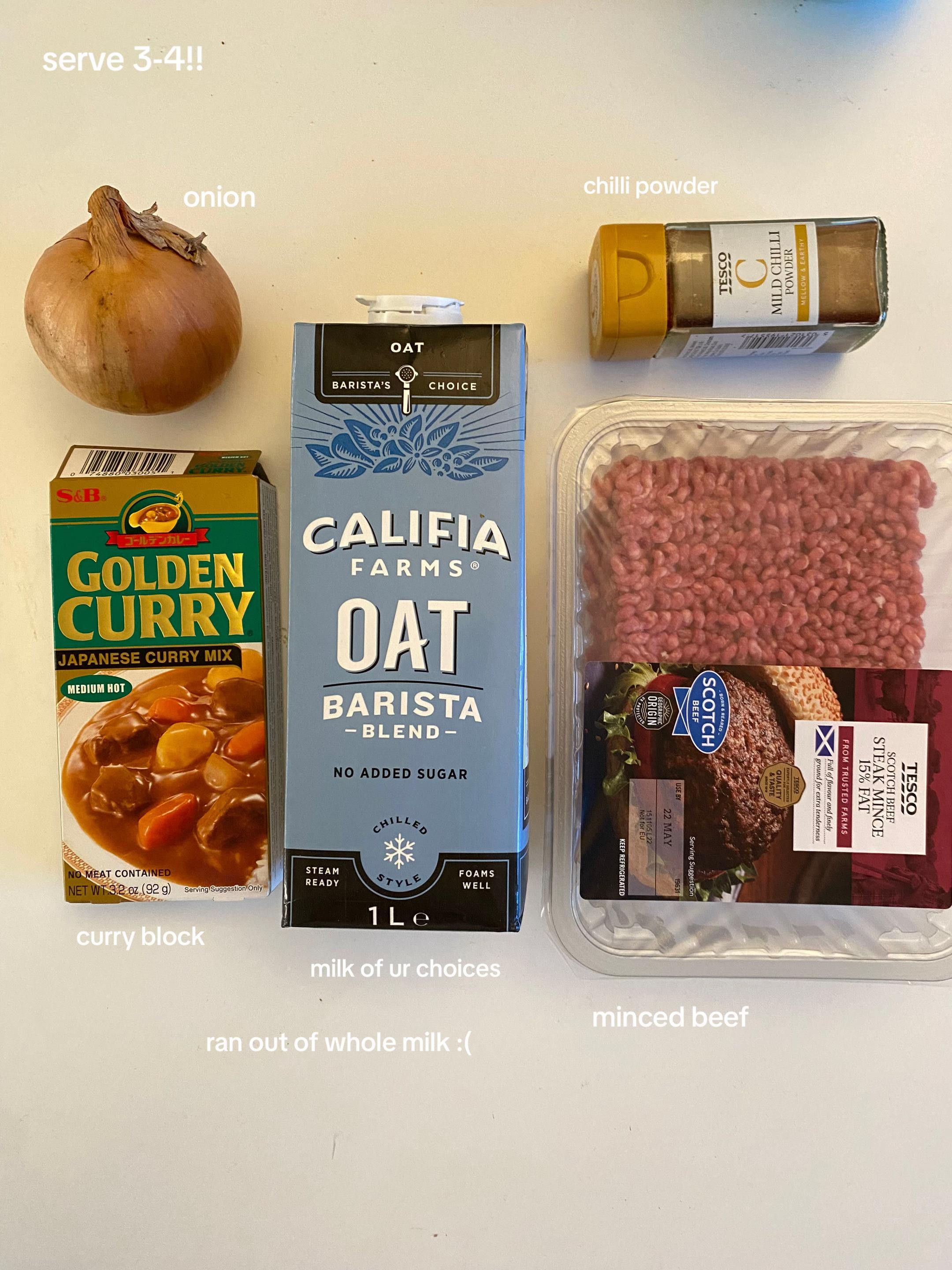 Quick and Simple Japanese Minced Beef Curry with Rice