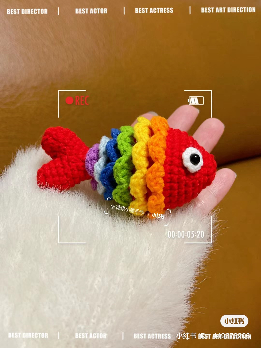 Rainbow Koi Fish Amigurumi Crochet Pattern