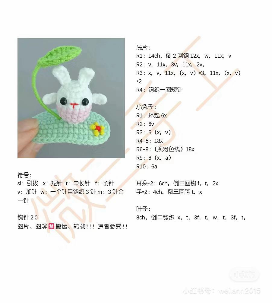 Rainy Day Crochet Amigurumi Tutorial: Totoro, Frog, Rabbit & Pig with Lotus Leaf Umbrella