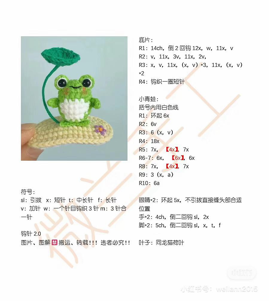 Rainy Day Crochet Amigurumi Tutorial: Totoro, Frog, Rabbit & Pig with Lotus Leaf Umbrella