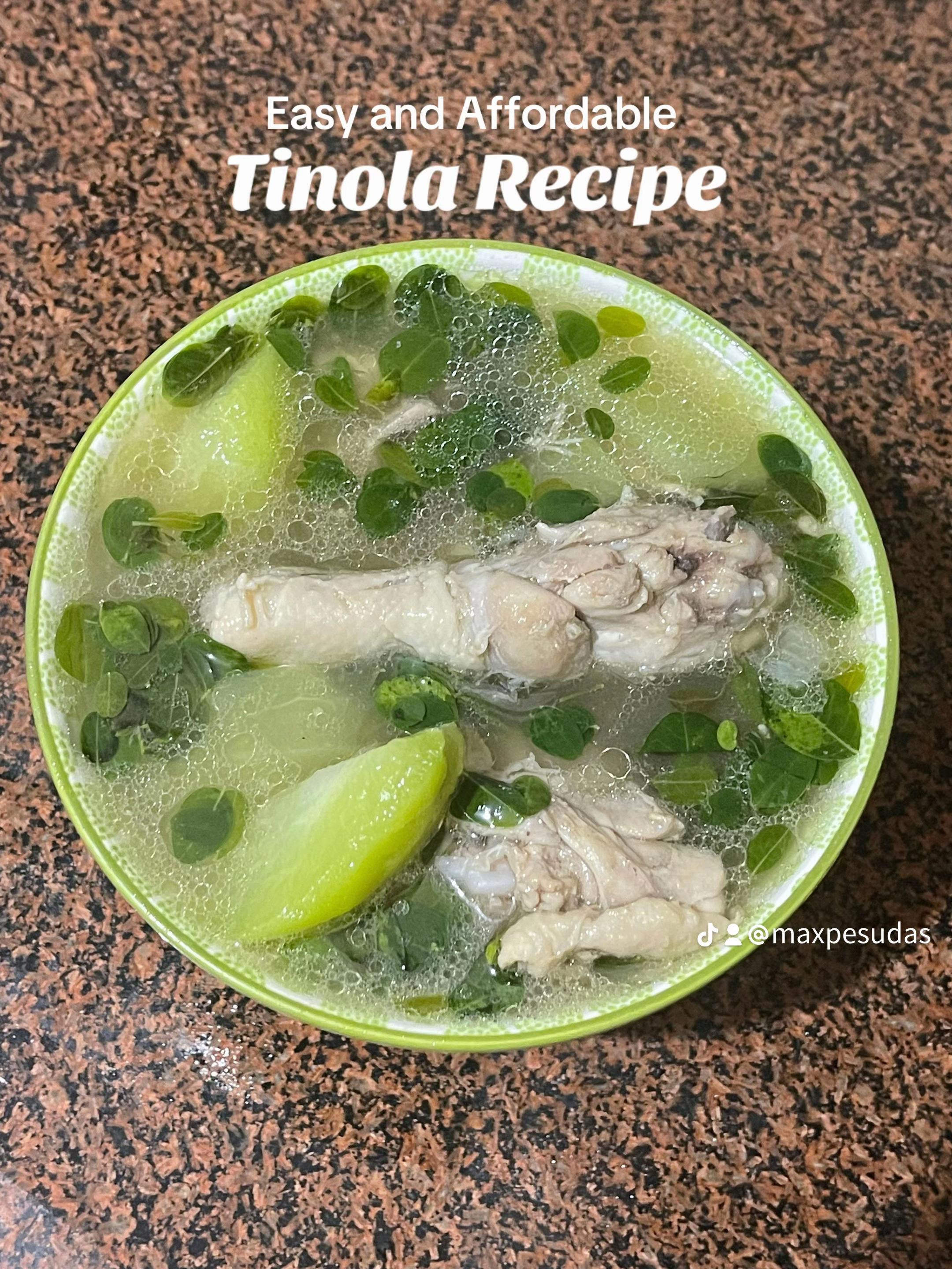 Rainy Season Ulam Ideas: Tinola, Egg Drop Soup, Miswa and Sinampalukang Manok