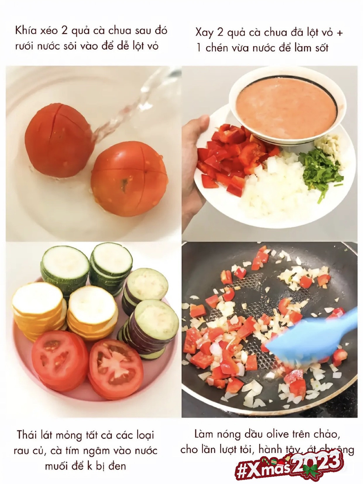 Ratatouille: Món chay kiểu Pháp với cà chua, bí xanh và cà tím nướng