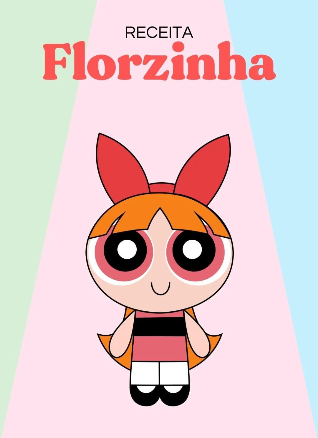 Receita Amigurumi Powerpuff Girls Florzinha: Chart Completo Cabeça e Franja