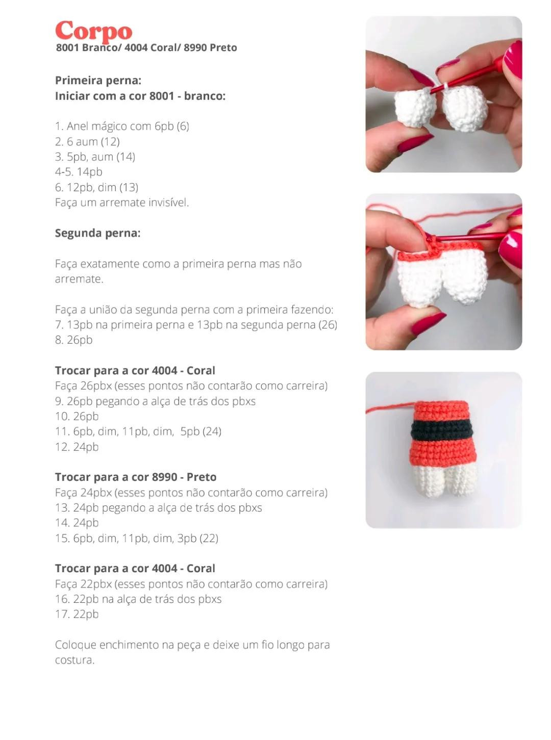 Receita Amigurumi Powerpuff Girls Florzinha: Chart Completo Cabeça e Franja