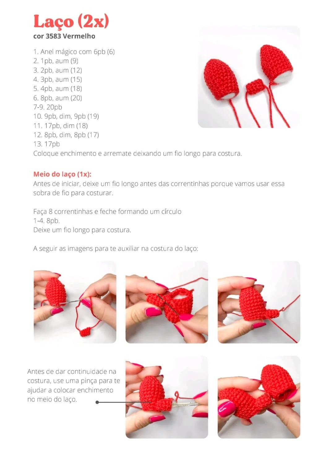 Receita Amigurumi Powerpuff Girls Florzinha: Chart Completo Cabeça e Franja