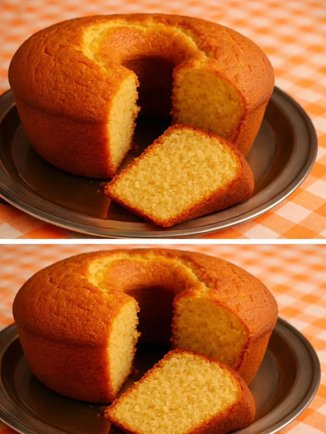 Receita de Bolo Simples Fofinho: Bolinho Amarelo Esponjoso com Furo no Meio