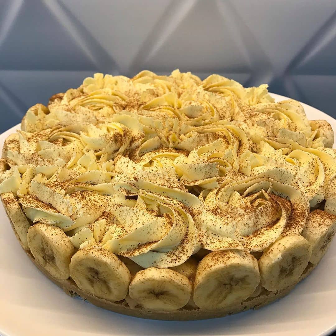 Receita de Torta Banoffee Tradicional com Creme e Banana
