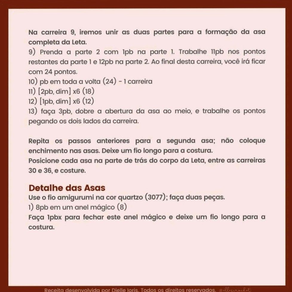 Receita Grátis Amigurumi Leta: Fada Móc Len Hề