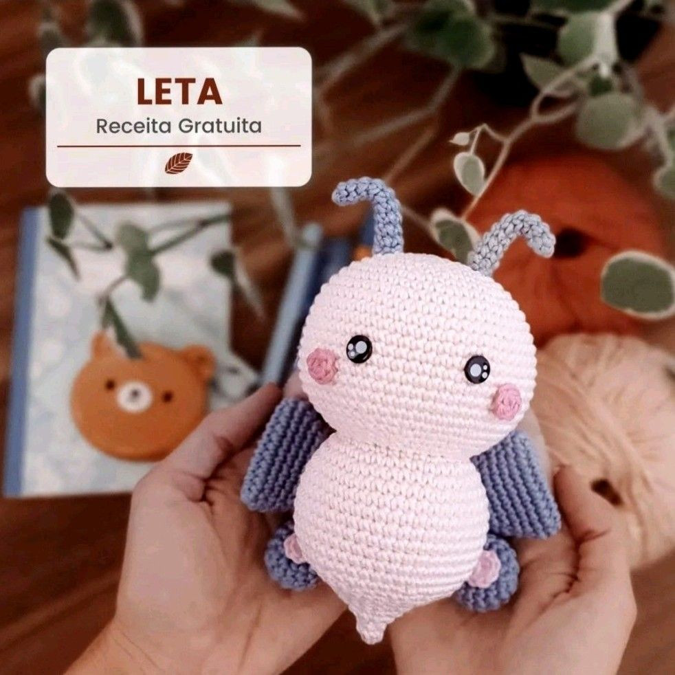 Receita Grátis Amigurumi Leta: Fada Móc Len Hề