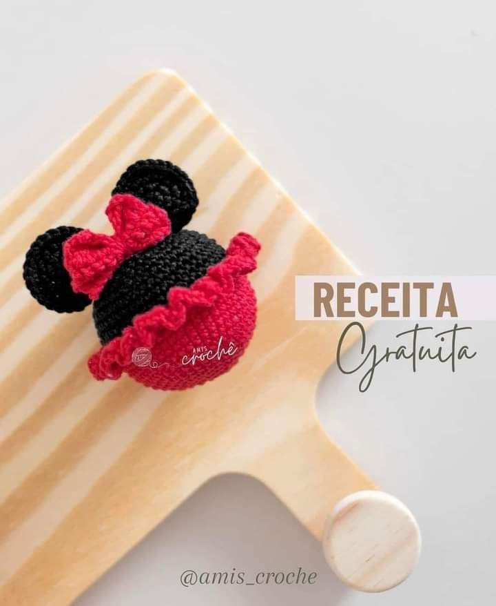 Receita Grátis: Búp bê Minnie Móc Len