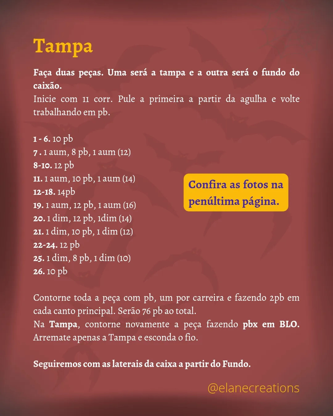 Receita Grátis: Caixão de Vampiro Amigurumi Móc Len Halloween