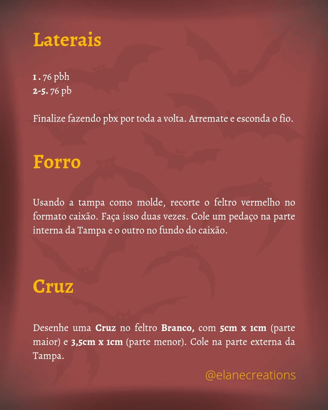 Receita Grátis: Caixão de Vampiro Amigurumi Móc Len Halloween